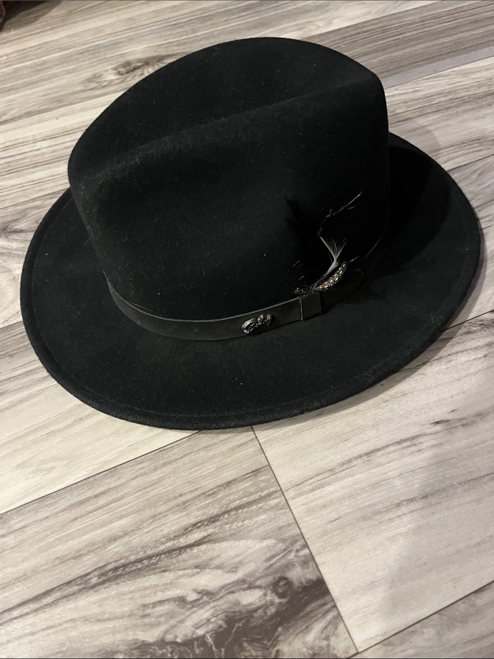 Bailey Traveler Black Wool Hat